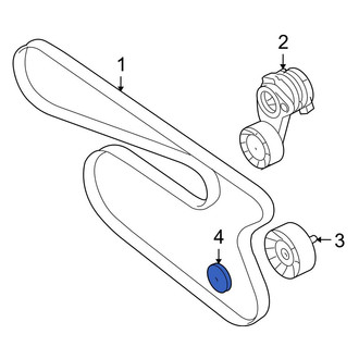 BMW OE - Accessory Drive Belt Idler Pulley Cap