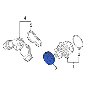 BMW OE - Engine Water Pump Pulley