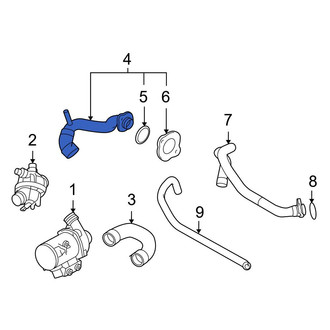 BMW OE - Engine Coolant Pipe