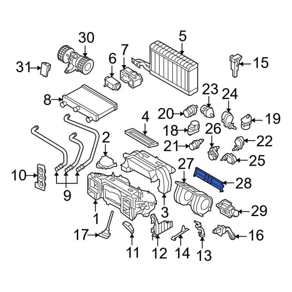 HVAC Mode Door