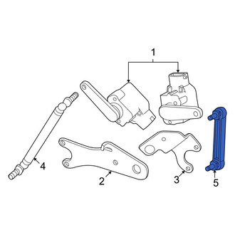 BMW OE - Rear Headlight Level Sensor Strut Support