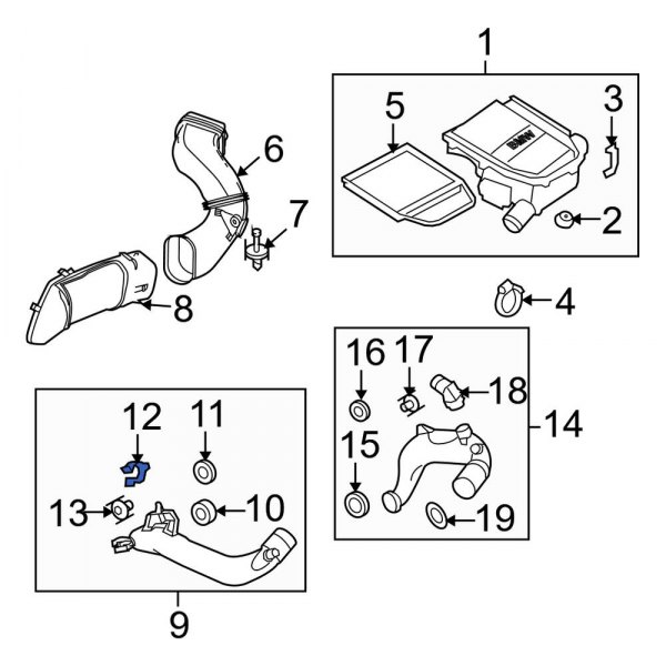 Engine Air Duct Clamp