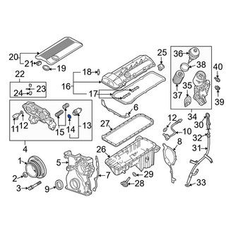 BMW OE - Engine Variable Valve Timing (VVT) Solenoid Seal