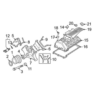BMW OE - Engine Parts (Crankshaft Pulley & Covers)