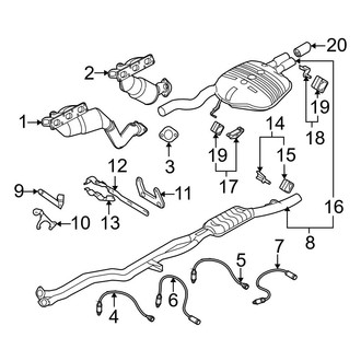 BMW OE - Exhaust System (Wagon)