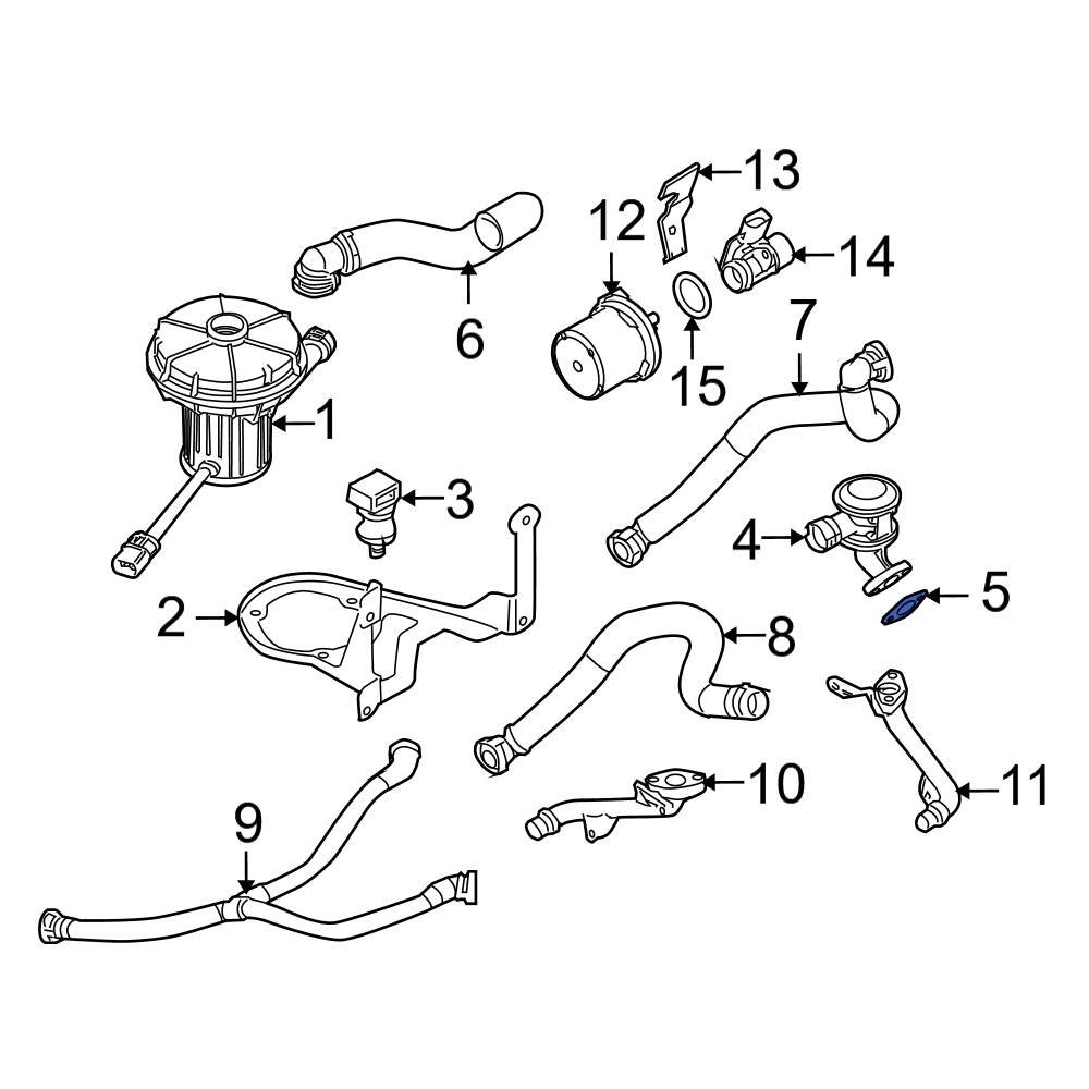 BMW OE 11727506214 - Secondary Air Injection Control Valve Gasket