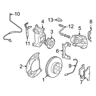 BMW OE - Front Suspension - Brake Components