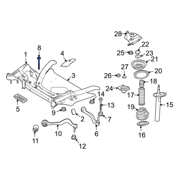 Suspension Control Arm Bolt