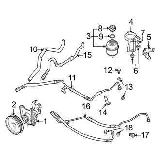 BMW OE - Steering Gear & Linkage - Pump & Hoses (W/O Dynamic Drive)