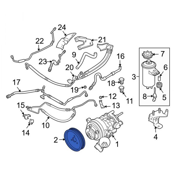 Power Steering Pump Pulley