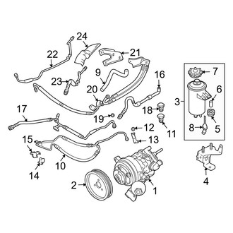 BMW OE - Steering Gear & Linkage - Pump & Hoses (With Dynamic Drive)