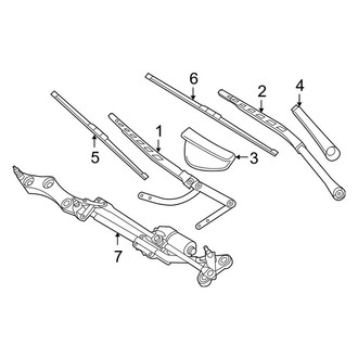 BMW OE - Windshield - Wiper Components