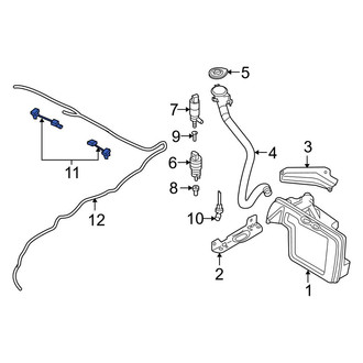 BMW OE - Front Windshield Washer Nozzle