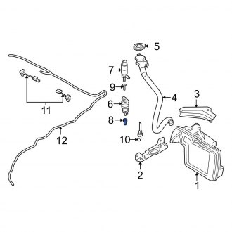 BMW Washer Fluid Reservoir Cap - Genuine BMW 61667375587