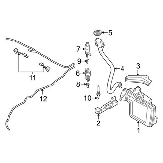 BMW OE - Windshield - Washer Components