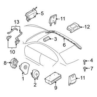 BMW OE - Restraint Systems - Air Bag Components