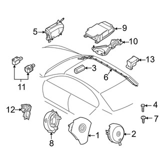 BMW OE - Restraint Systems - Air Bag Components