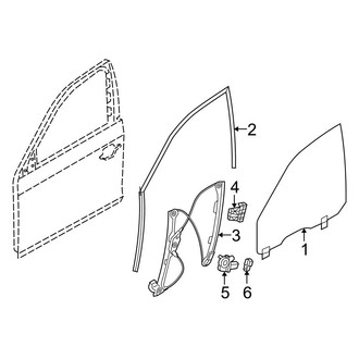 BMW OE - Front Door - Glass & Hardware