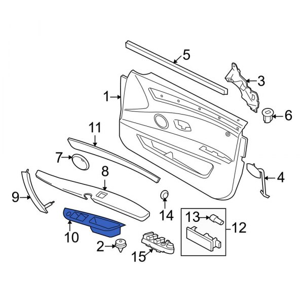 Interior Door Pull Handle