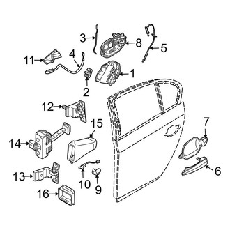BMW OE - Rear Door - Lock & Hardware