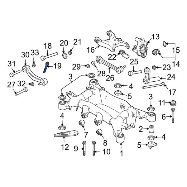 Suspension Control Arm Bolt