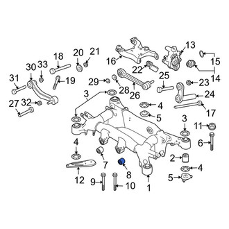 BMW OE - Rear Suspension Crossmember Insulator