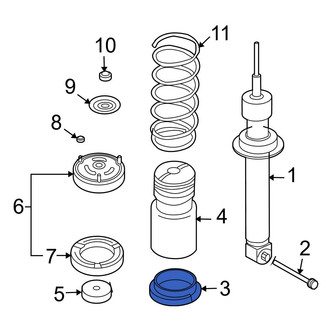 BMW OE - Rear Lower Coil Spring Insulator