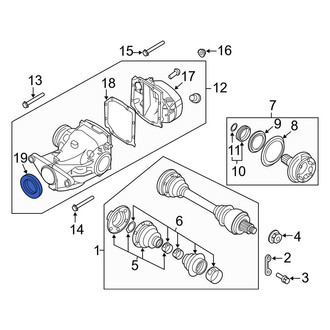 BMW OE - Rear Differential Pinion Seal