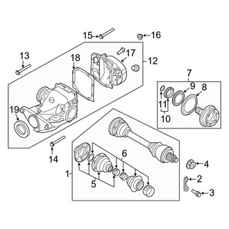 BMW OE - Rear Suspension - Axle & Differential
