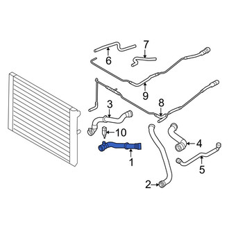 BMW OE - Lower Radiator Coolant Hose