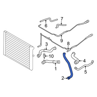 BMW OE - Upper Radiator Coolant Hose