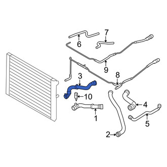 BMW OE - Upper Radiator Coolant Hose