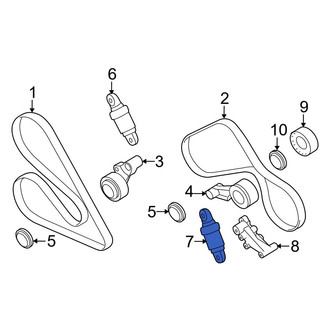 BMW OE - Accessory Drive Belt Tensioner Assembly