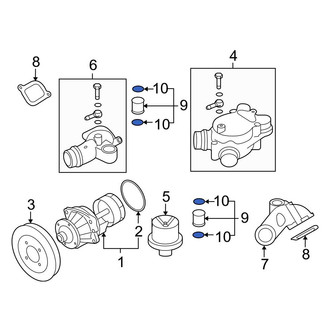 BMW OE - Engine Coolant Pipe O-Ring