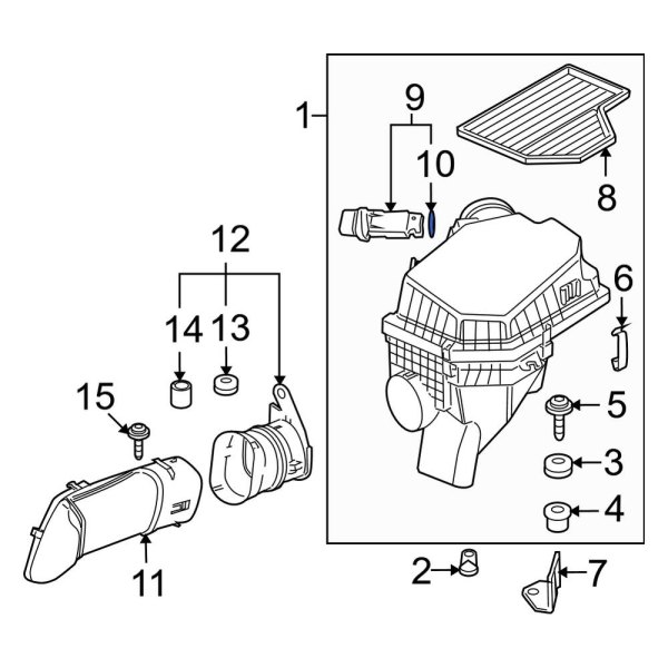 Mass Air Flow Sensor O-Ring