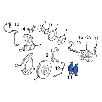 BMW OE - Front Disc Brake Pad Set