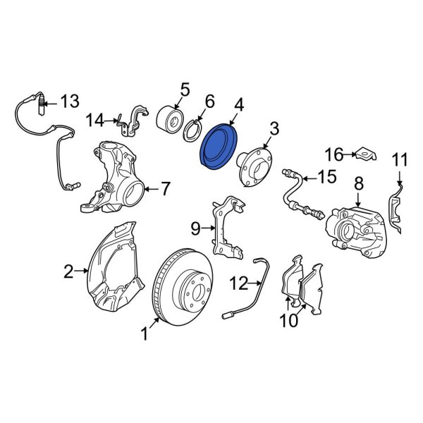 Wheel Bearing Dust Cap