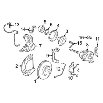 BMW OE - Front Suspension - Brake Components