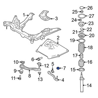 BMW OE - Steering Knuckle Nut