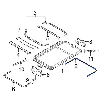 BMW OE - Sunroof Seal