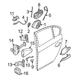 BMW OE - Rear Door - Lock & Hardware (Wagon)
