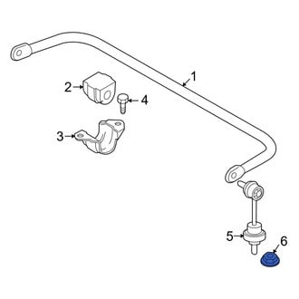 BMW OE - Front Suspension Stabilizer Bar Link Nut
