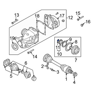 BMW OE - Rear CV Joint Retaining Ring