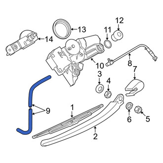 BMW OE - Rear Liftgate Washer Hose