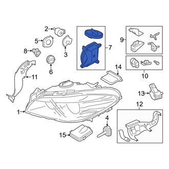 BMW OE - Front Left Fender Liner Access Cover