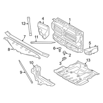 BMW OE - Radiator Support (Base)