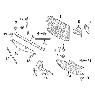 BMW OE - Radiator Support