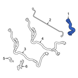 BMW OE - Upper Radiator Coolant Hose
