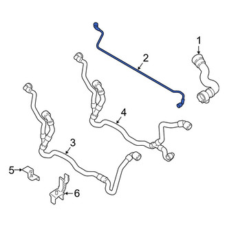 BMW OE - Upper Radiator Coolant Hose
