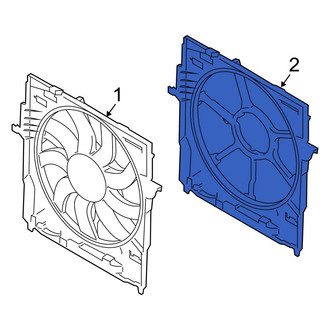 BMW OE - Engine Cooling Fan Shroud